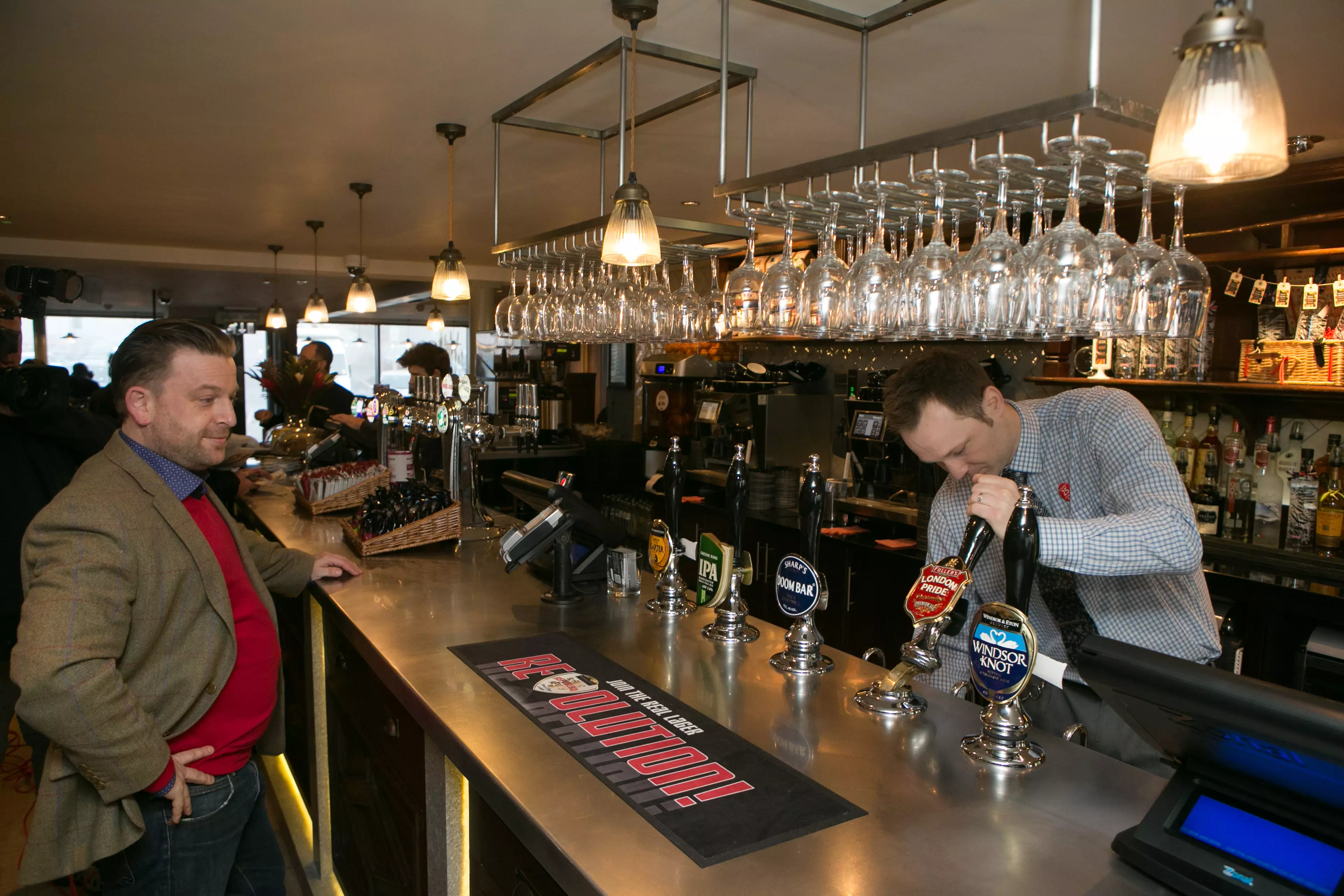 From today you can save 20p on a pint of beer at Weatherspoons.