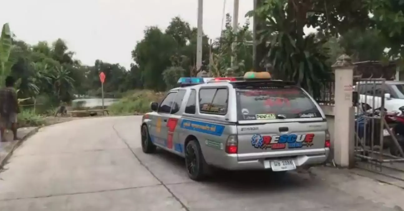 The emergency vehicle in Thailand.