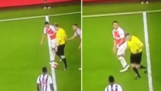 WATCH: Referee Jon Moss Rinse Alexis Sanchez With Filthy Nutmeg 