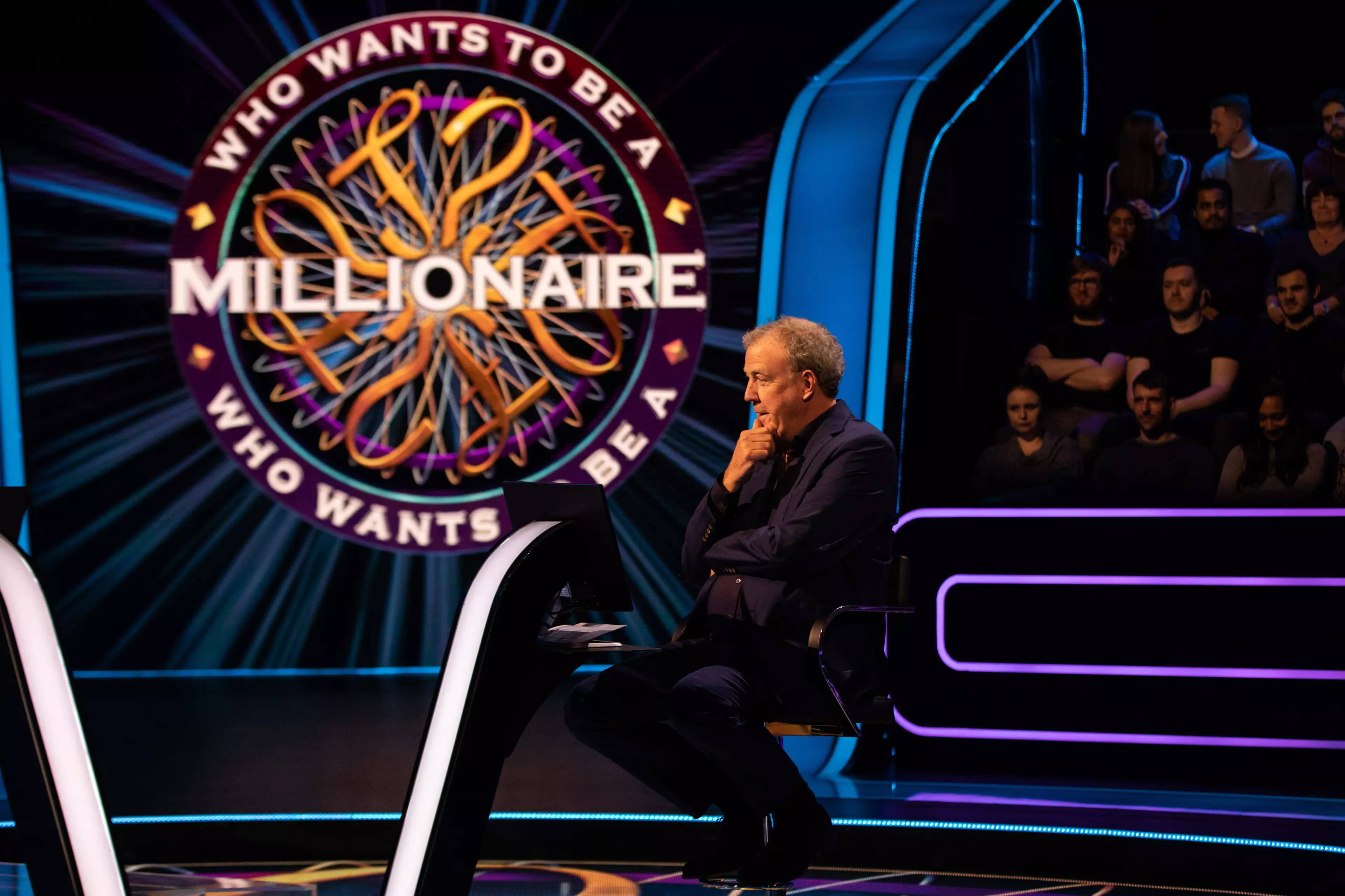 Host Jeremy Clarkson reminded Andrew he was the "sixth person ever" to face the jackpot question (