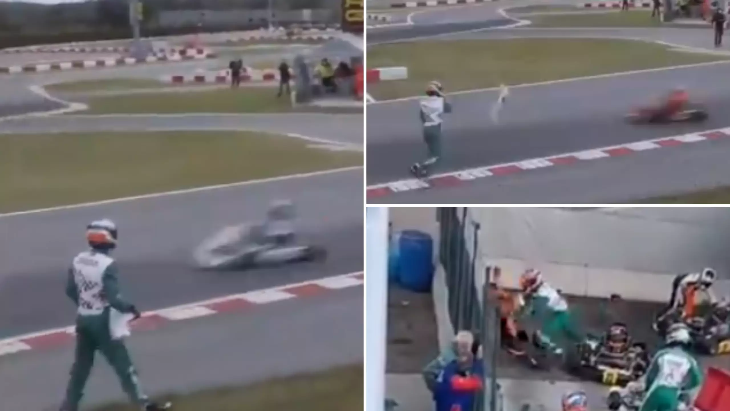 Luca Corberi Throws Bumper At Opposing Drivers In FIA KZ World Championship, Starts Brawl After Race
