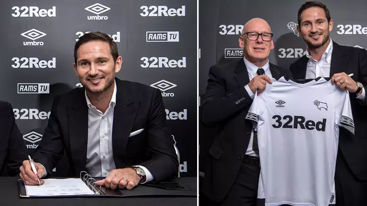 Frank Lampard Confirmed As Derby County Manager