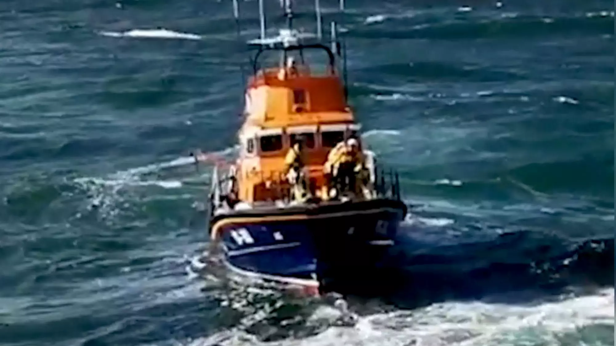 RNLI Volunteer Throws Himself Into The Sea To Save Teenager's Life