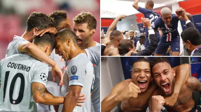 The Difference Between Bayern Munich And PSG Can Be Summed Up By Their Post-Match Celebrations