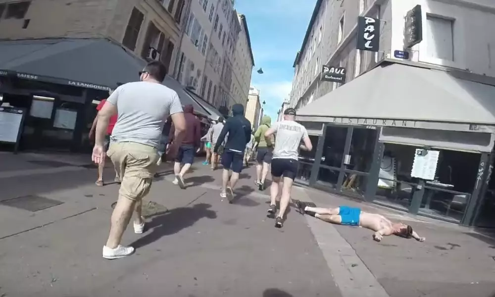 WATCH: Russian Hooligan Wears GoPro During Rampage Through Marseille
