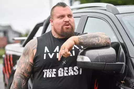 Eddie Hall nonchalantly recounted the injury.