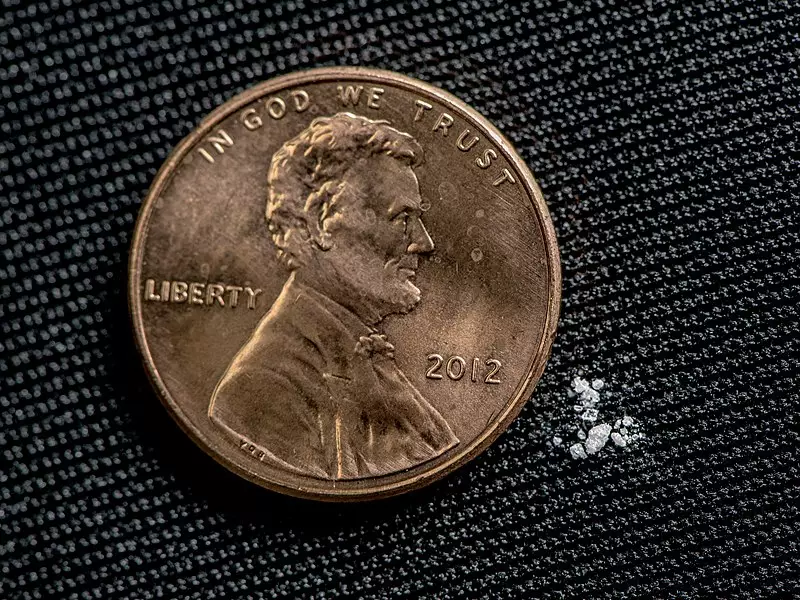 A lethal dose of fentanyl for the average human.