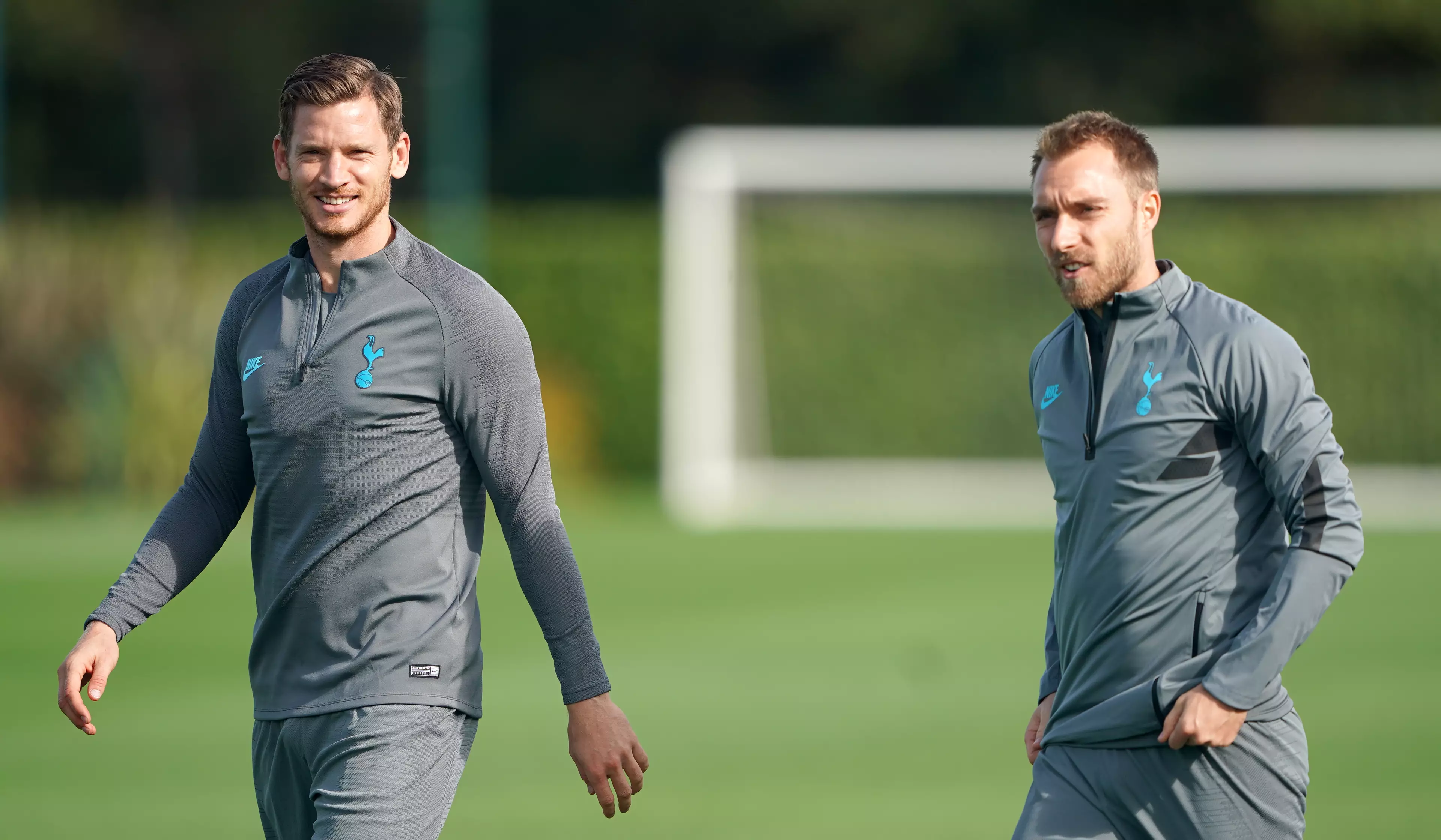 Vertonghen, left, could soon join Christian Eriksen out the door at Spurs. Image: PA Images