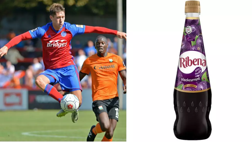 Non-League Midfielder Facing Spell On The Sidelines After Ribena Accident