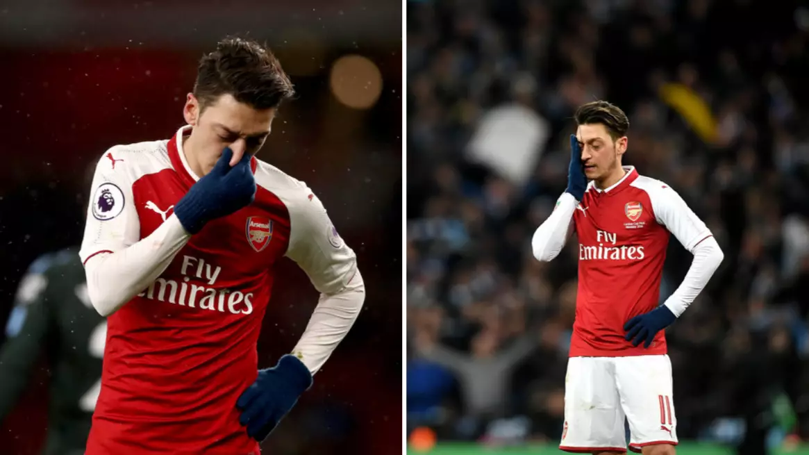 Arsenal Fans Were Interested In Mesut Ozil's Reaction To Brighton's Goal