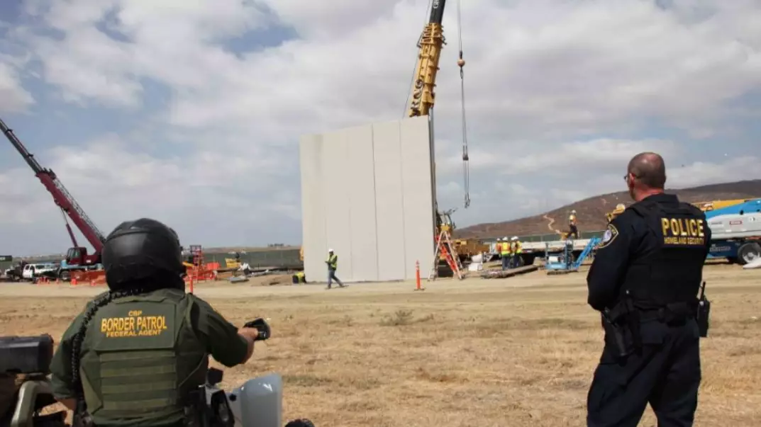 Images Show Prototypes Being Developed For Trump’s Border Wall 