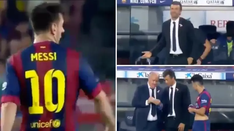 Lionel Messi Once Refused To Be Substituted While Playing For Barcelona