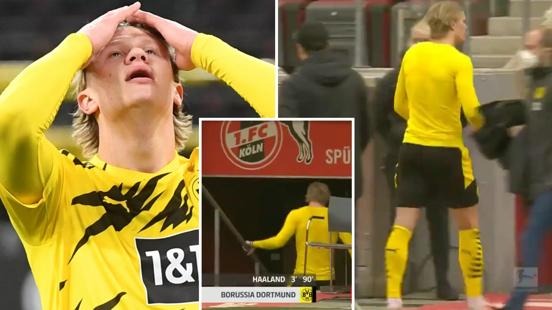 Erling Haaland Breaks Silence After Storming Off And Angrily Throwing Borussia Dortmund Shirt Away