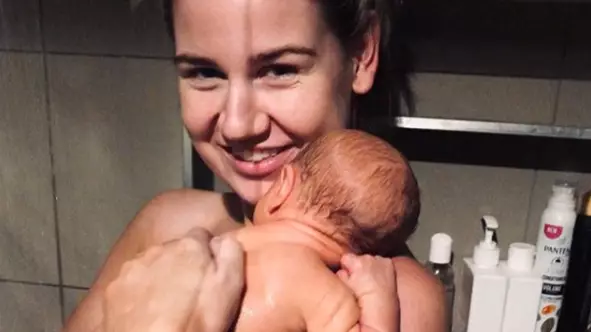 People Spot Funny Detail On Mum's Candid Photo With Baby Boy