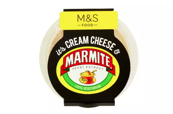 You can also get Marmite cream cheese (