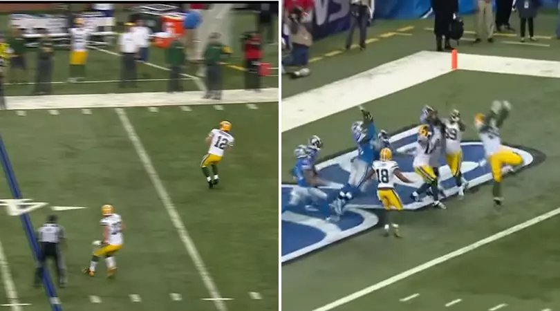 Aaron Rodgers' Last-Gasp Hail Mary Touchdown In Detroit Never Gets Old