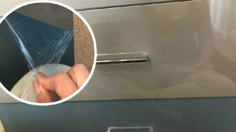 Mum Spends Three Years Disappointed With Colour Of Cabinet Then Peels Off Protective Film