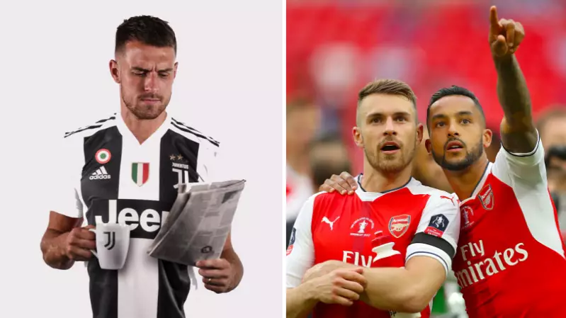 Aaron Ramsey Appears To Take Swipe At Arsenal Over Champions League