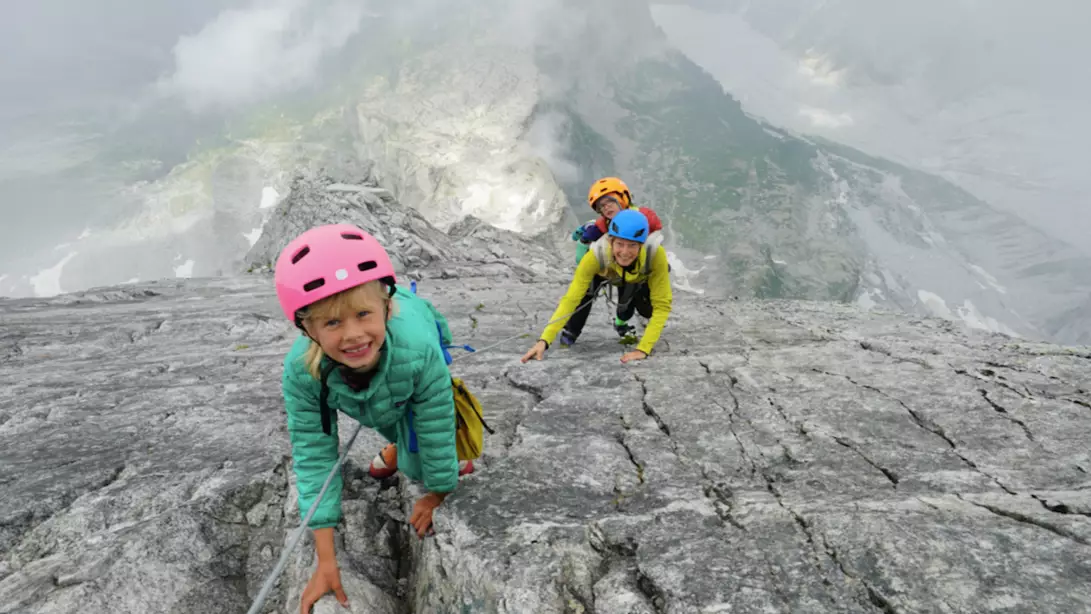Parents Take Their Fearless Son, Three, And Daughter, Seven, Climbing Up 10,000ft Mountain