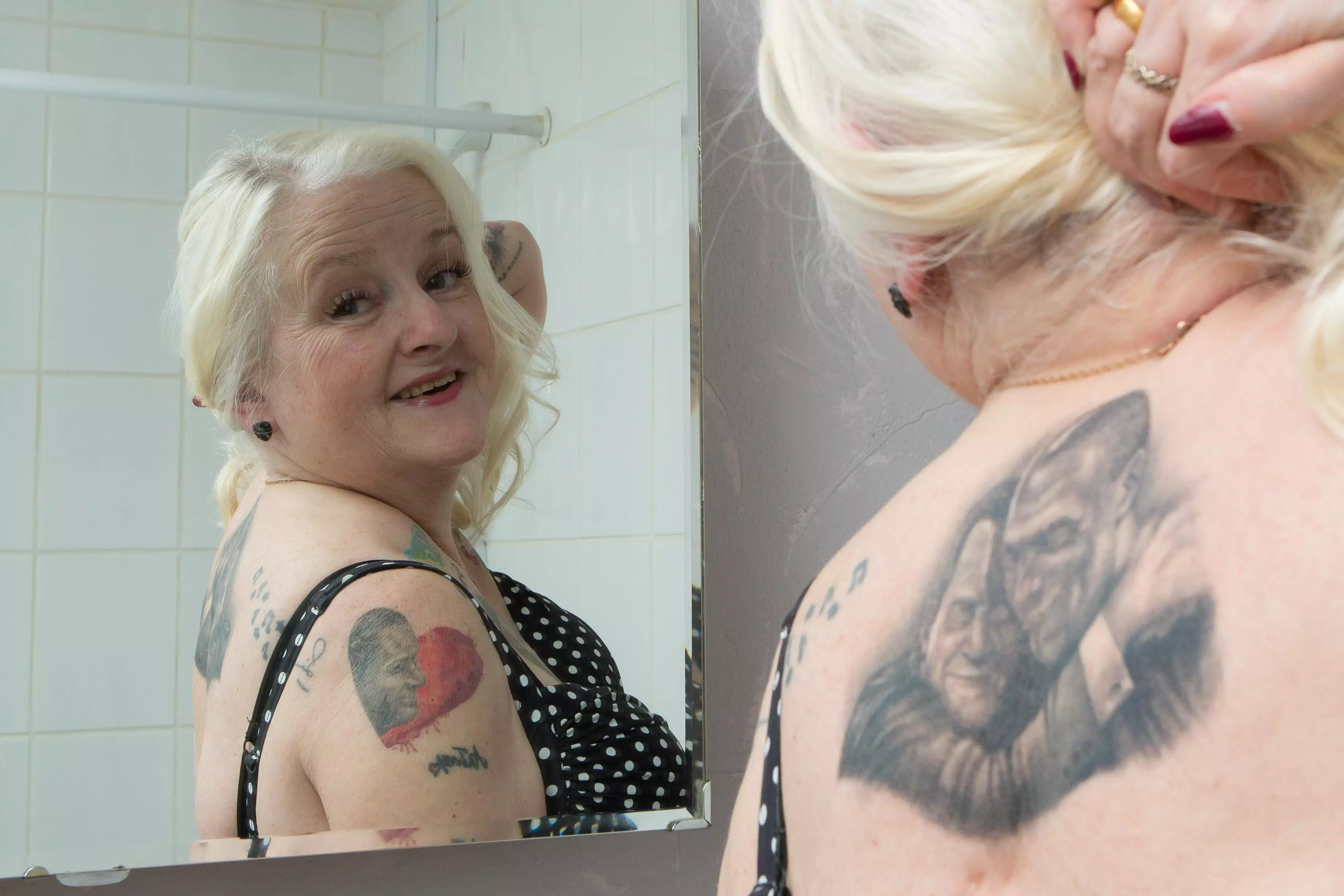 She has 37 Jose Mourinho-themed tattoos.
