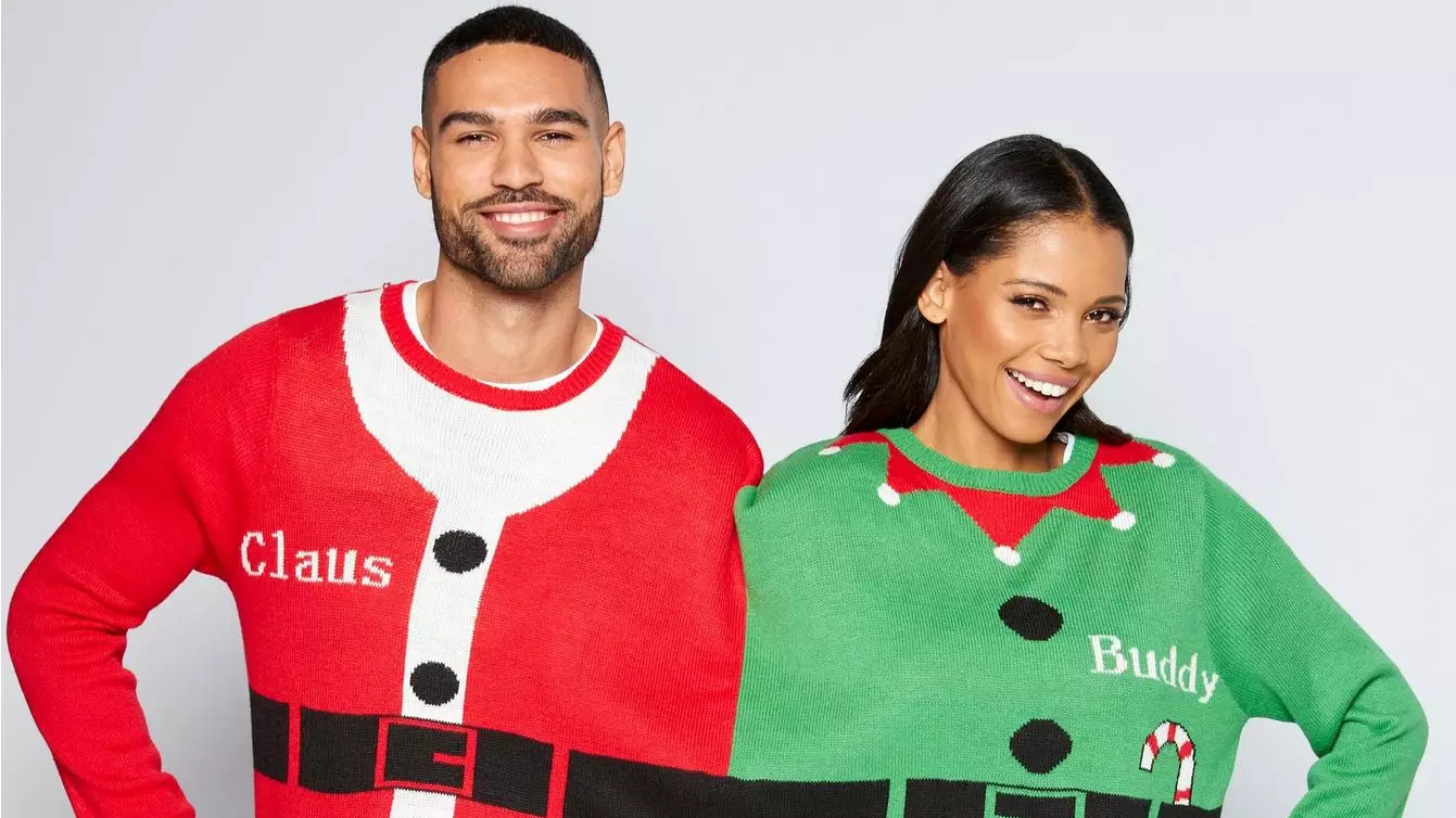 ​You Can Now Buy A Two-Headed Christmas Jumper And It's Couple Goals