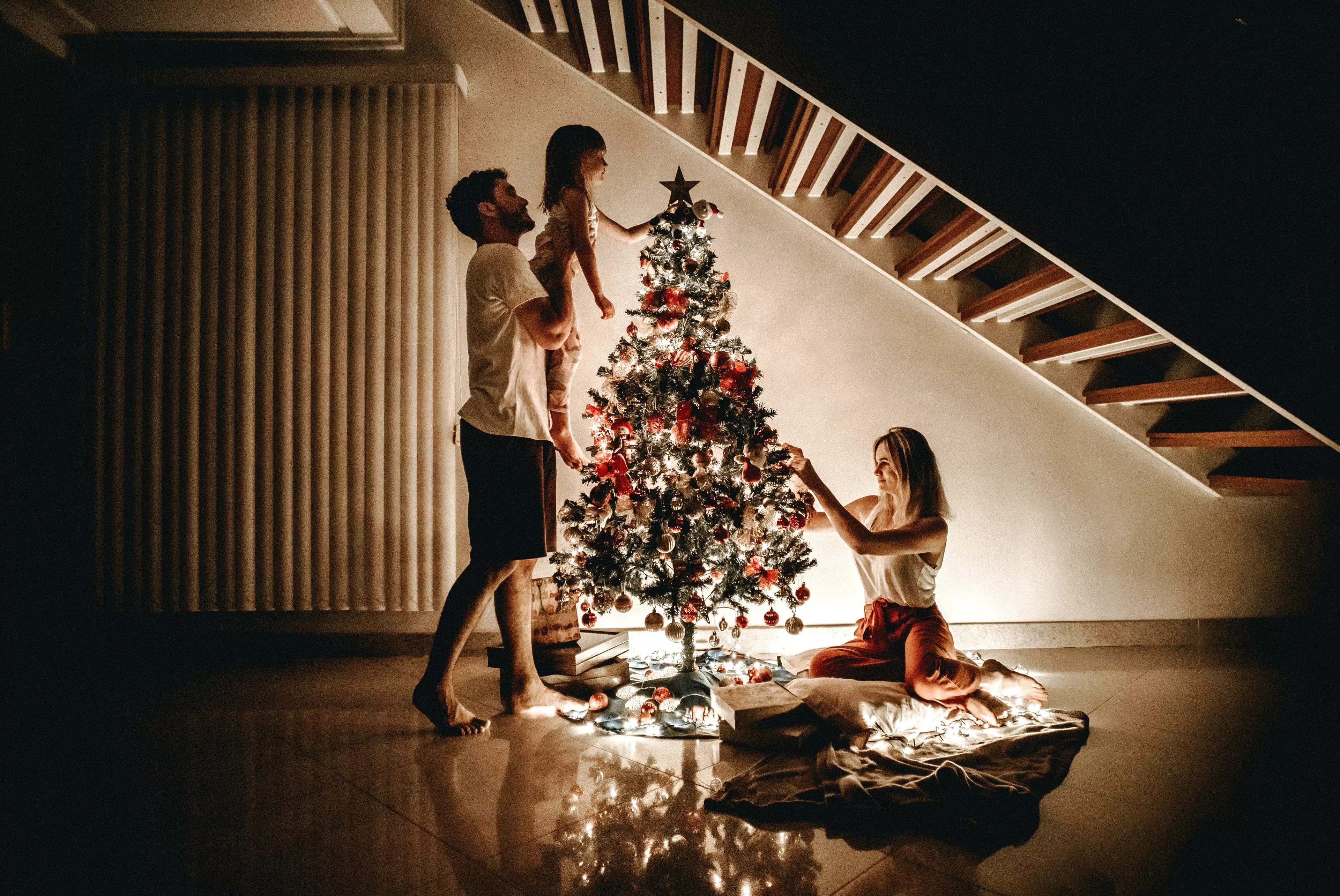 Experts say that Christmas decorations are linked with childhood nostalgia (