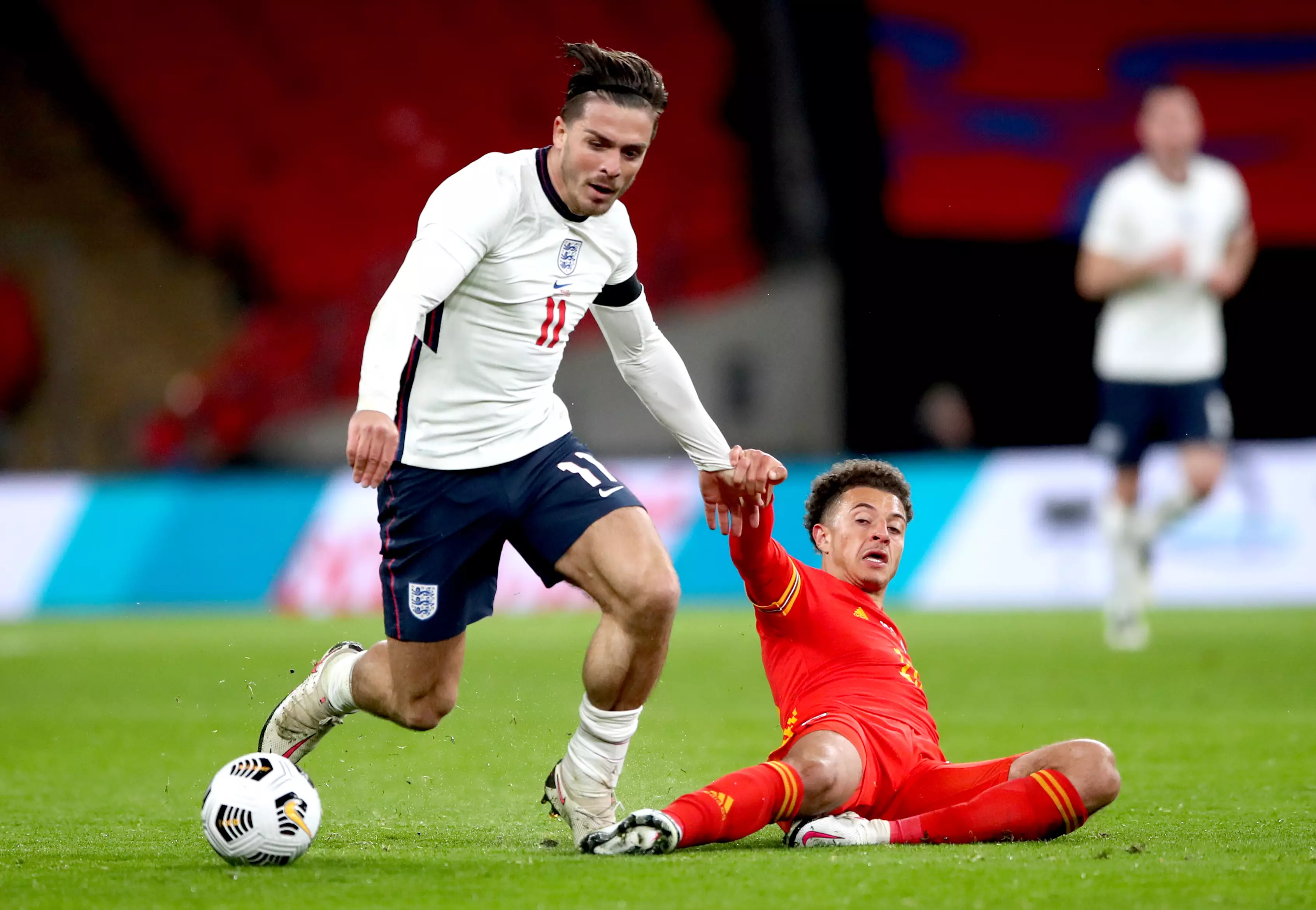 Grealish impressed on full debut against Wales. Image: PA Images