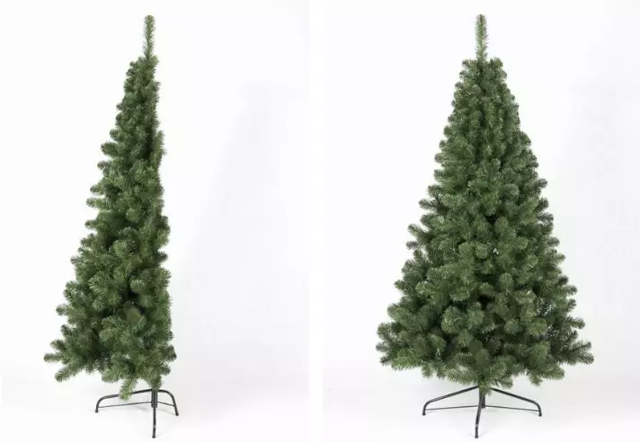 The 5ft Italian designed Arbor Vitae Fir Half Tree costs £35.99 (