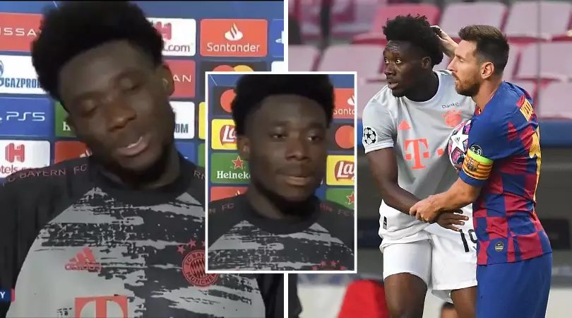 Lionel Messi Was Too Upset To Swap Shirts With Alphonso Davies