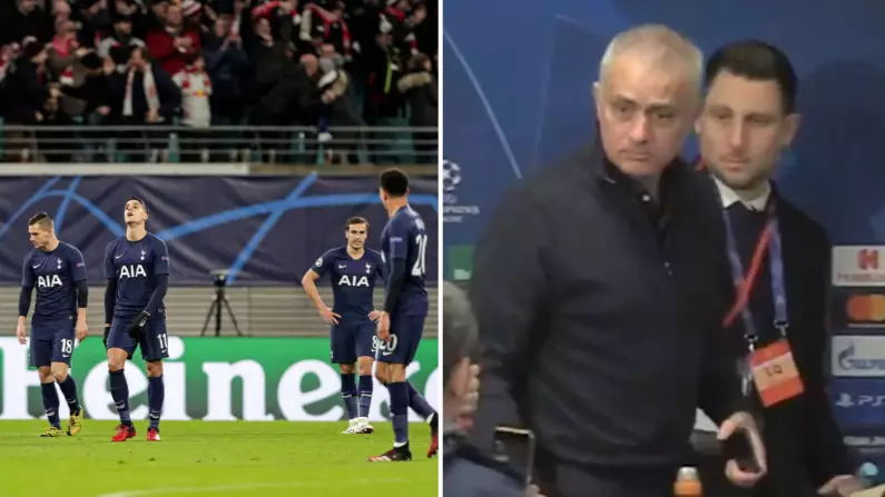 Jose Mourinho Told To 'Cheer Up' By Journalist After RB Leipzig Defeat