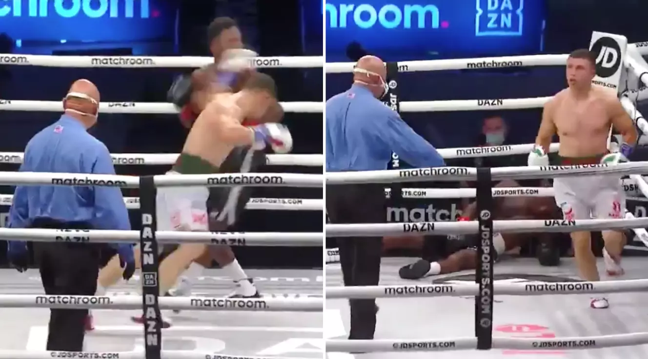 Shocking Decision Deems Incredible Boxing Knockdown As A Slip 