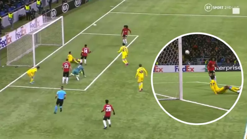 Tahith Chong Misses Open Net Before Astana Equalise Vs Manchester United