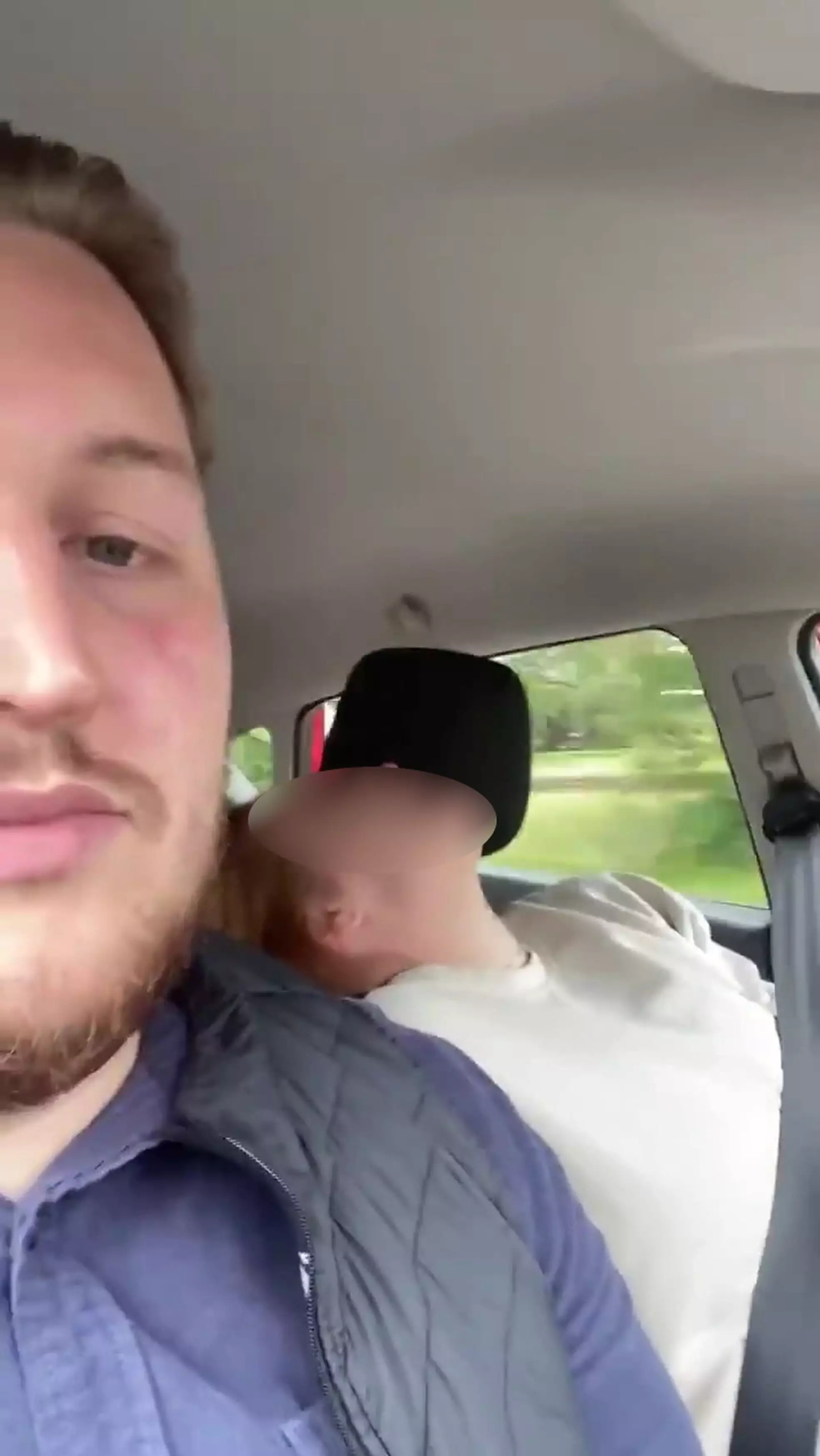 Simmie filmed himself singing 'It's Coming Home' to his partner who was in labour.