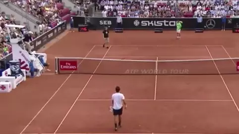 'Nazi' Supporter Interrupts Swedish Open Tennis Match