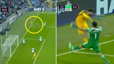 Claudio Bravo Returned In Goal For Man City, Produces Hilarious Mistake