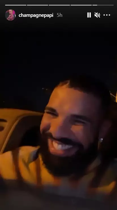 Drake responded with a short video of himself laughing.