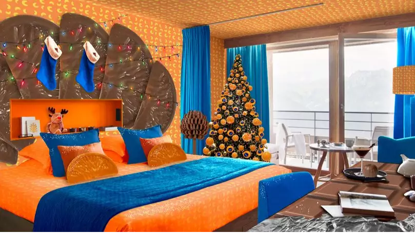 You Can Stay In The 'World's First' Chocolate Orange-Inspired Room