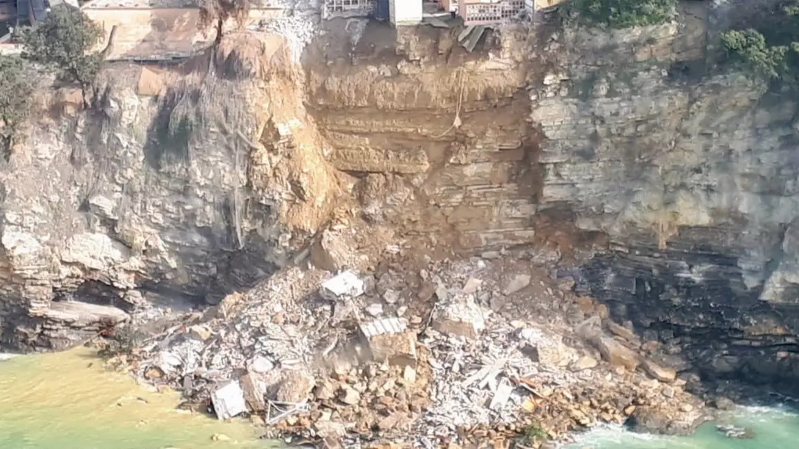 Hundreds Of Coffins Tumble Into Sea After Landslide Causes Cliffside Cemetery To Collapse