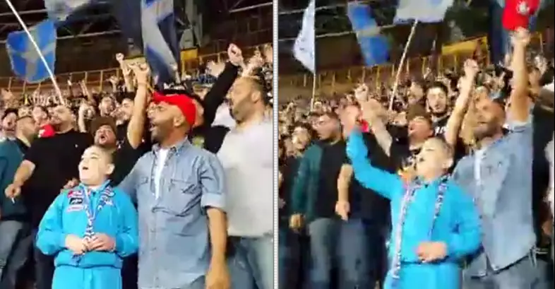 WATCH: Napoli Ultras Let 12-Year-Old Cancer Sufferer Lead Emotional Chant 
