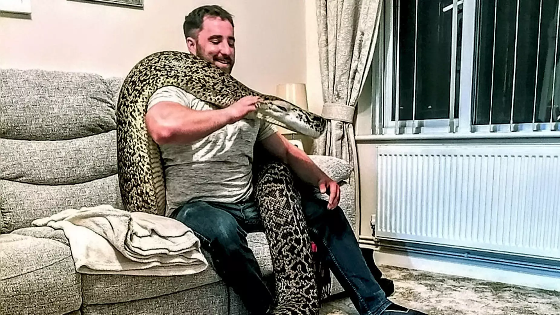 'World's Biggest' Burmese Python Lives In A Three Bed Semi
