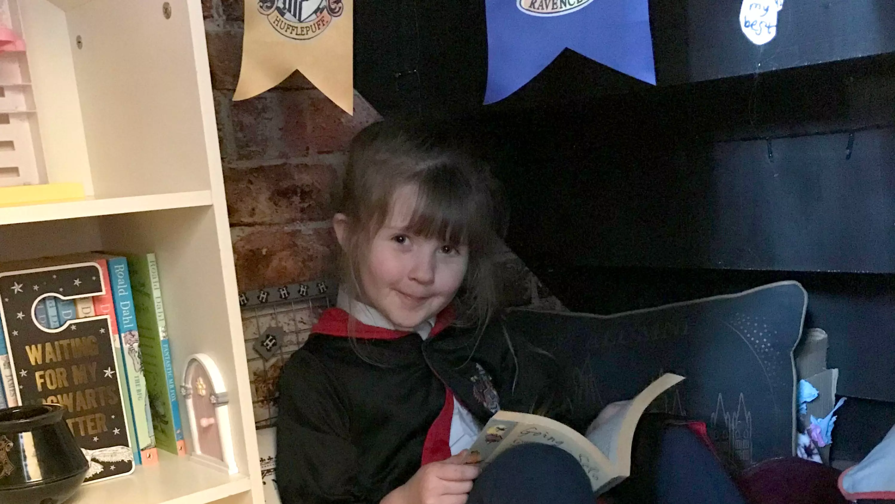 Woman Creates 'Cupboard Under The Stairs' For Her 'Harry Potter' Obsessed Daughter