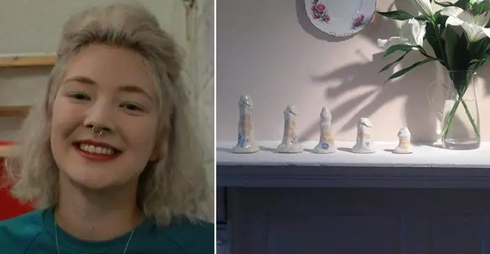 Girl Makes Erect Penis Sculptures From Memory Of Guys She's Slept With