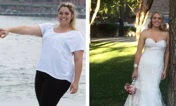Woman Loses 110 Pounds Between Her Engagement And Wedding 