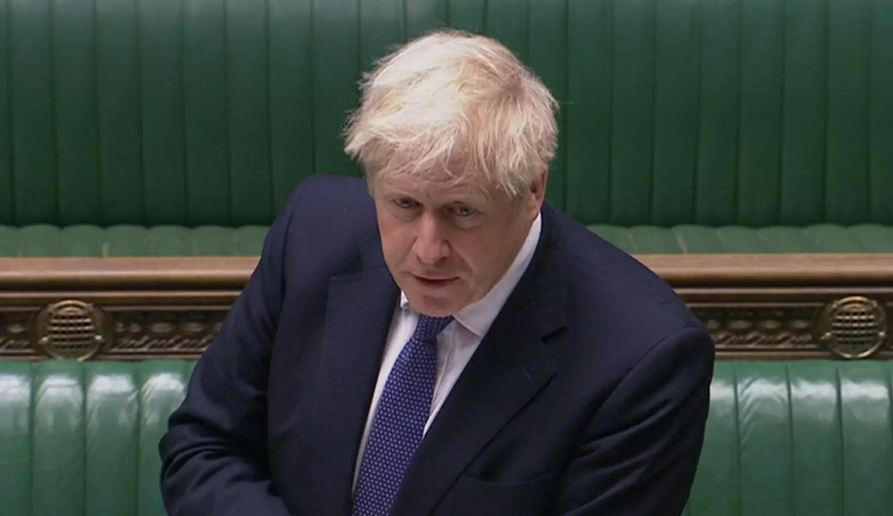 Boris Johnson announced the nationwide lockdown.
