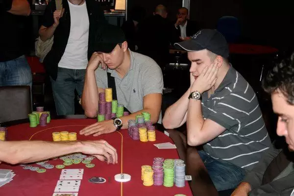 Sam in his early poker days.