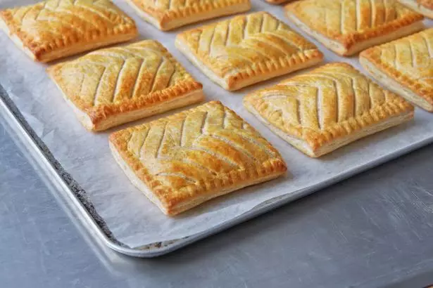 The Greggs Cheese and Onion Pasty.