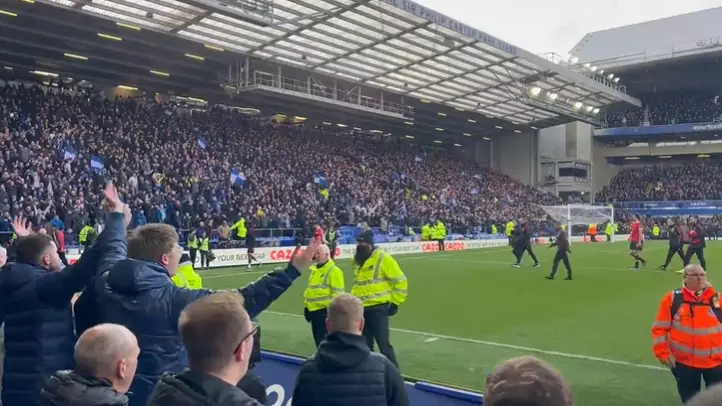 Footage Shows Toxic Atmosphere In The Away End, Jadon Sancho Only Player To Applaud Man United Fans