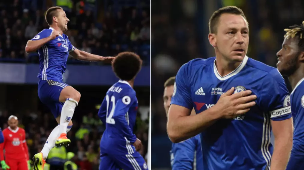 John Terry Was In Tears When He Celebrated His Last Ever Goal For Chelsea 