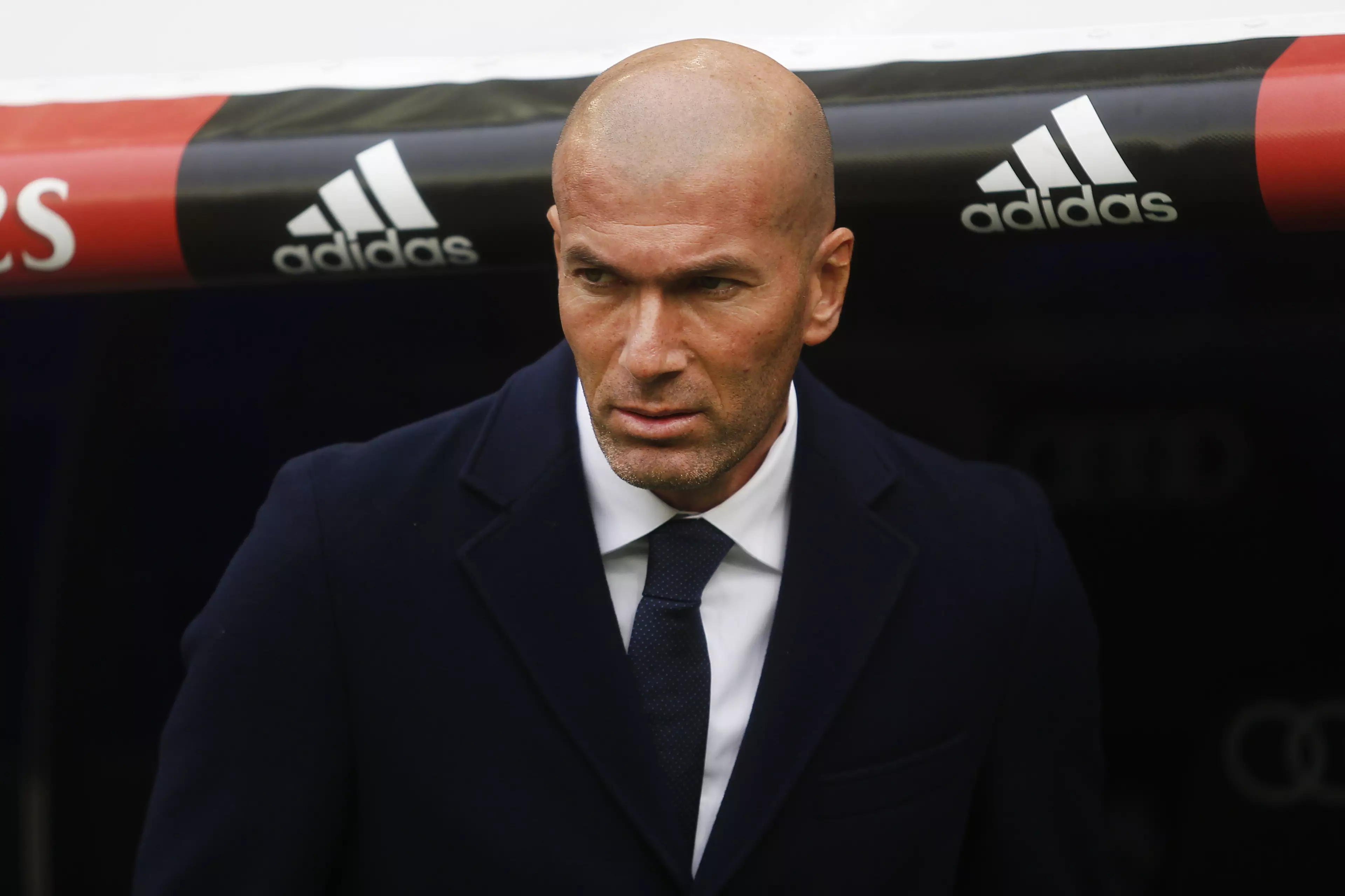 Zidane will be under a lot of pressure if his side lose to PSG. Image: PA Images.