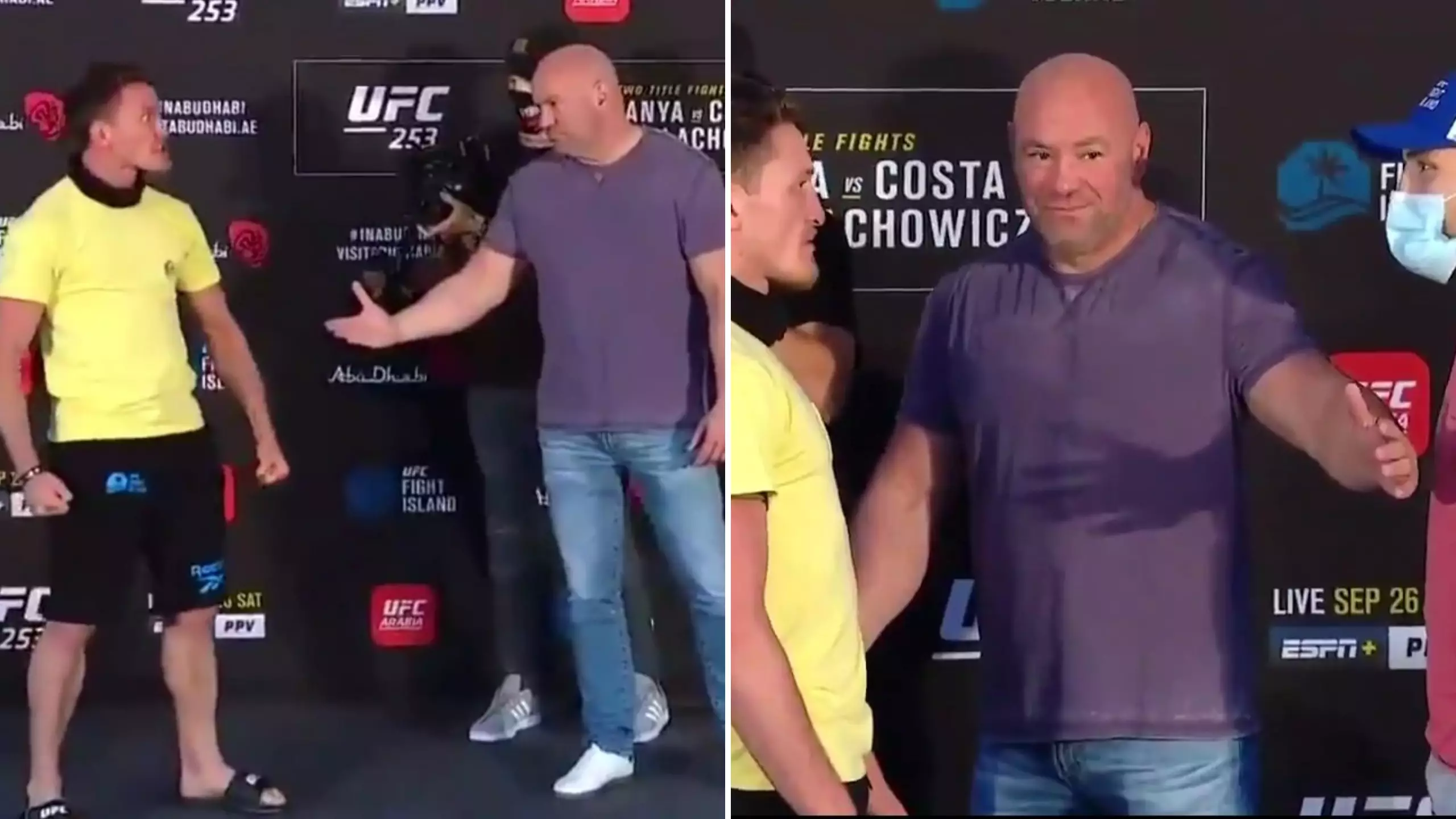 Dana White Left Completely Baffled By Haka During Awkward UFC 253 Weigh In Moment